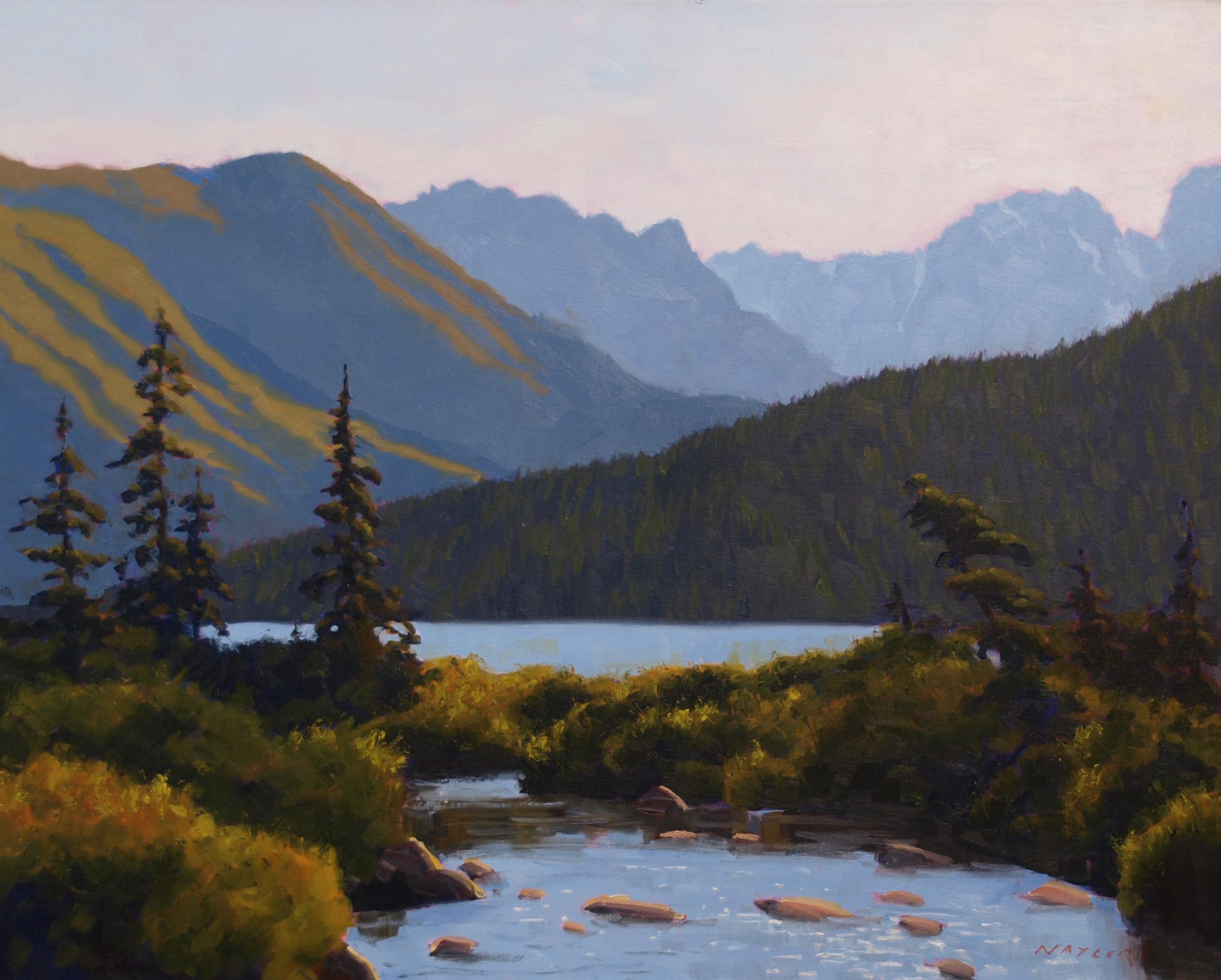 Rodgers Naylor Landscape Painting - Headwaters, Oil Painting