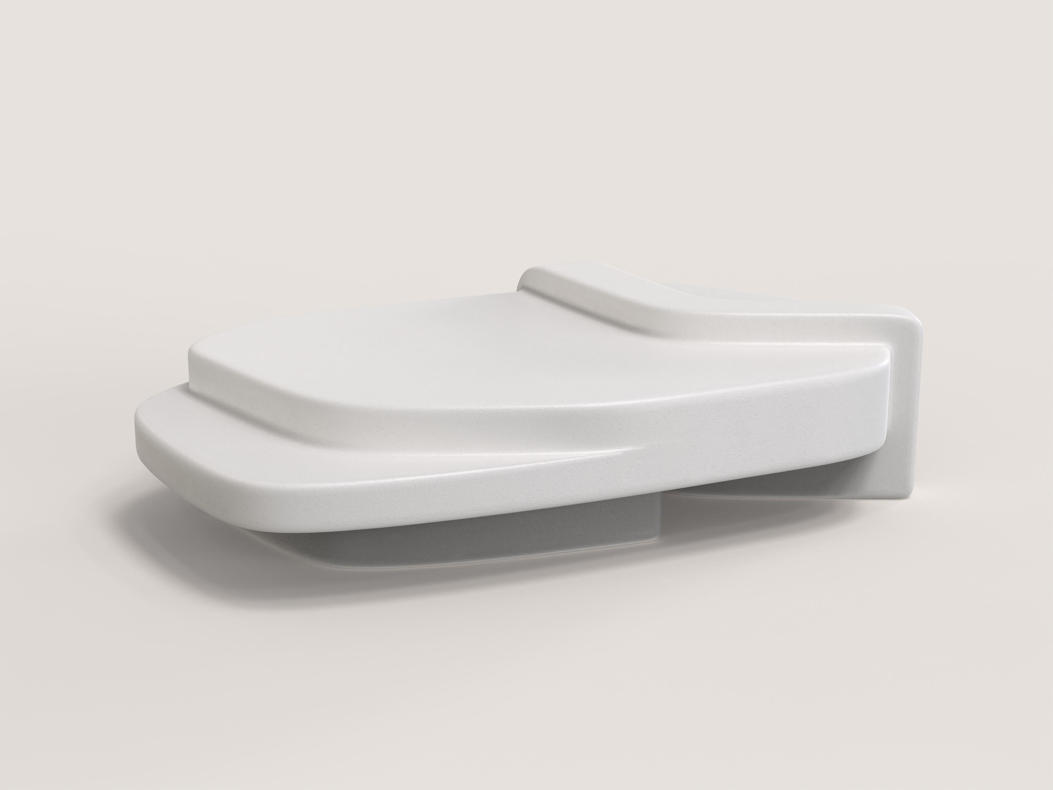 Rodi V1 Low Table by Edizione Limitata
Limited Edition of 150 pieces. Signed and numbered.
Dimensions: D 119 x W 79 x H 30 cm.
Materials: Resin-coated polystyrene.

Rodi are contemporary low tables made by Italian artisans in painted and spray