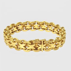 Rodi & Weinenberger Gold Filled Link Bracelet circa 1940s