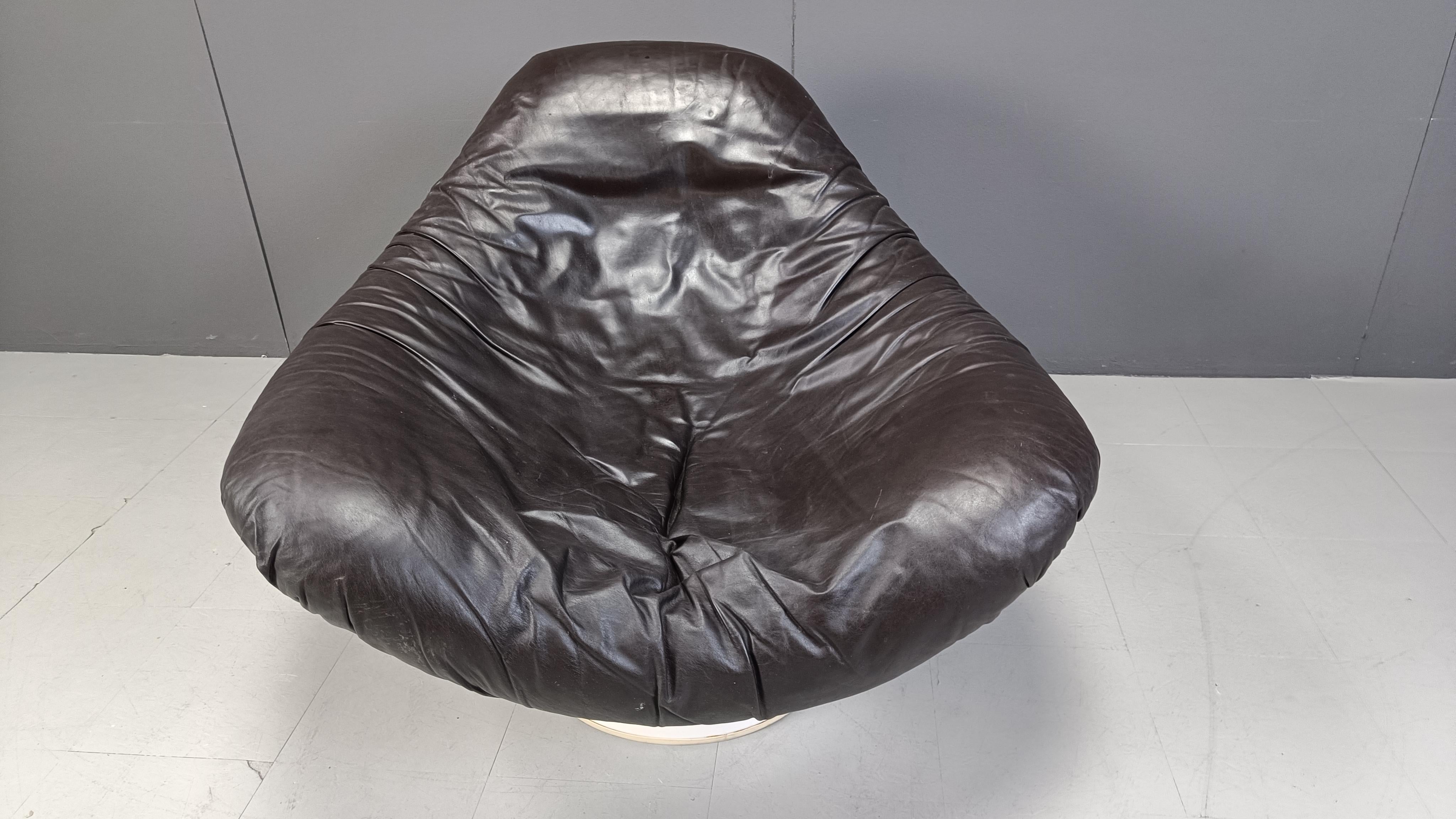 Space Age Rodica Lounge Chair by Mario Brunu for Comfort Italy, 1968