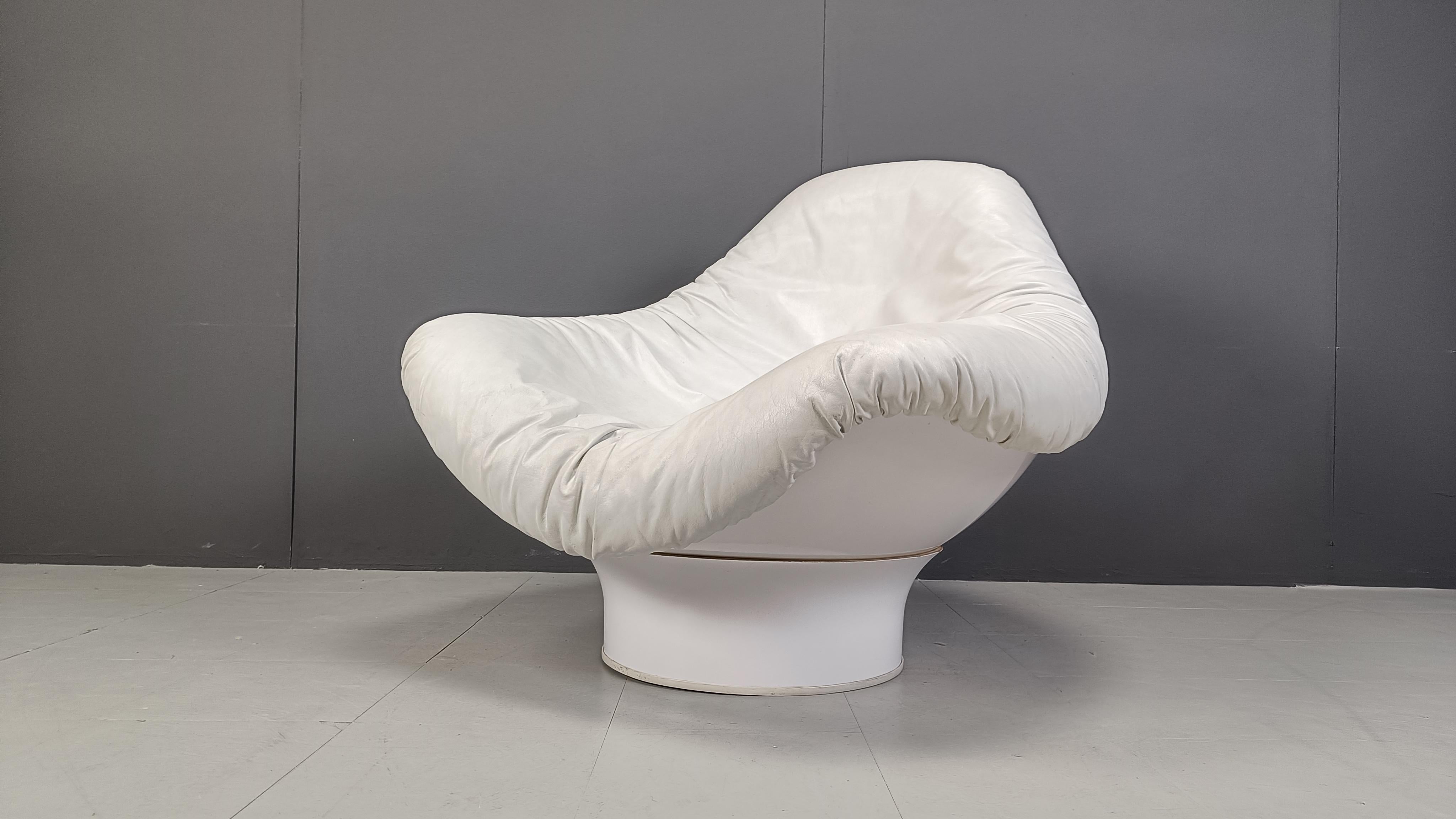 Milieu du XXe siècle Fauteuil de salon Rodica de Mario Brunu pour Comfort Italie, 1968