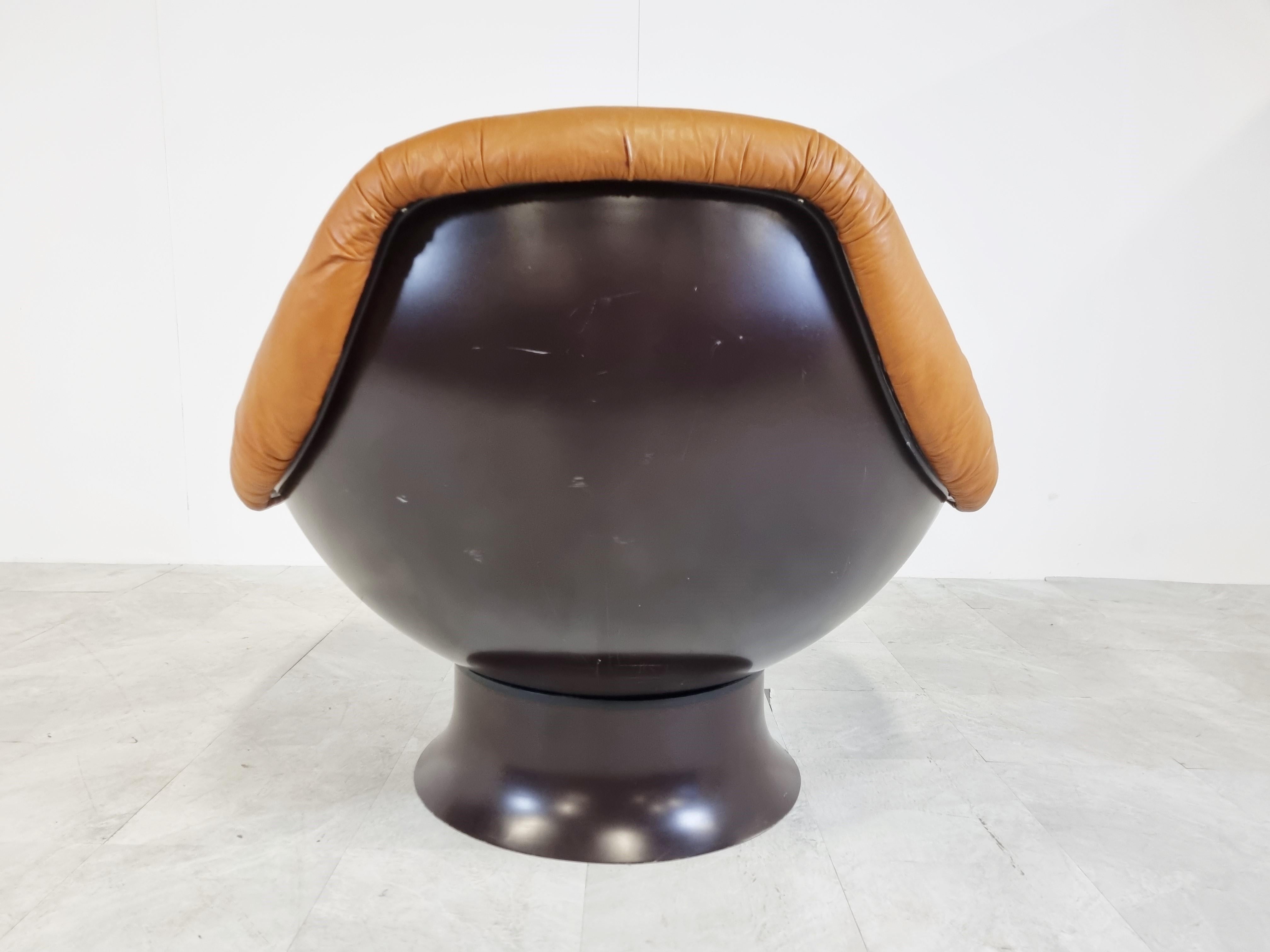 Rodica Lounge Chair by Mario Brunu for Comfort, Italy, 1968 In Good Condition In Leuven, Vlaams Gewest