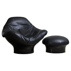 Fauteuil de salon Rodica  par Mario Brunu pour Comfort Italy en 1968.