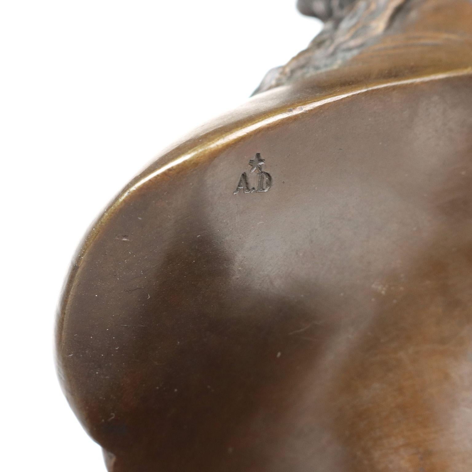 Rodier Countertop Clock Bronze, 19th Century For Sale at 1stDibs