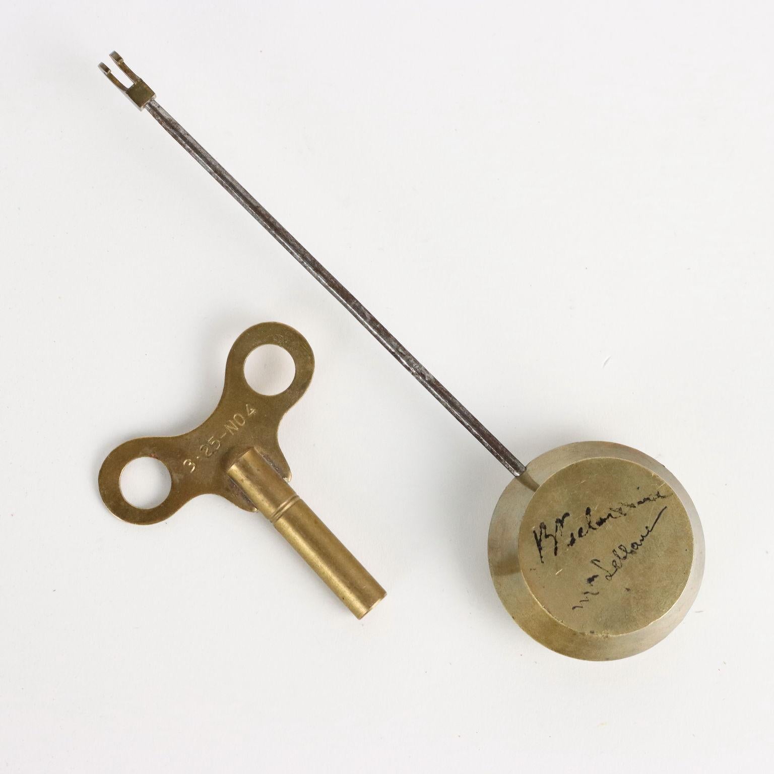 Rodier Countertop Clock Bronze, 19th Century For Sale at 1stDibs