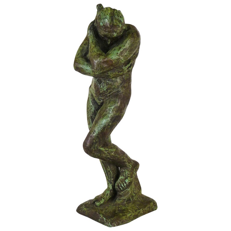 Rodin Classical Nude EVE Reproduction Plaster Sculpture by …
