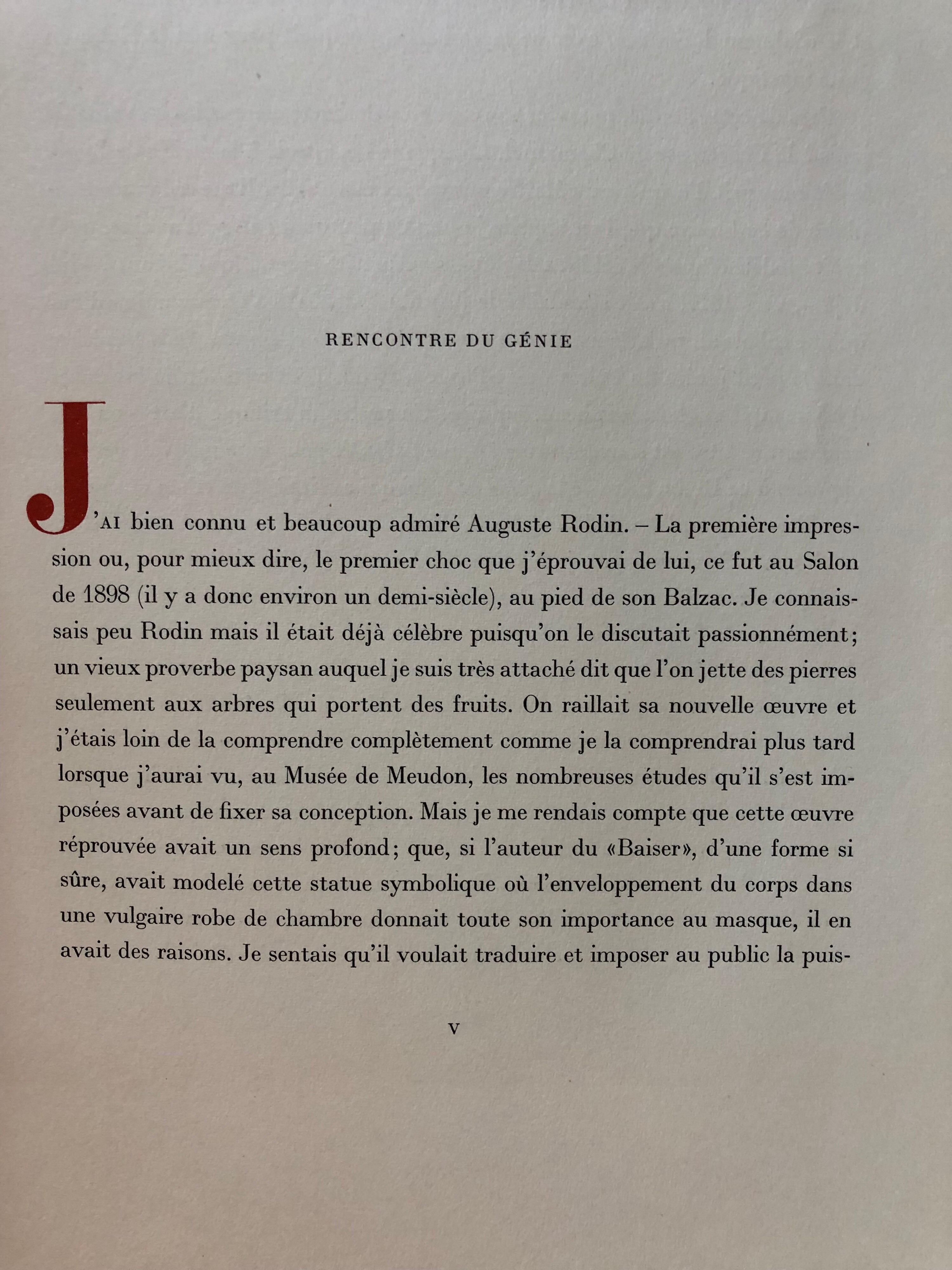 Rodin Editions Jean Marguerat, Edouard Herriot, 1949 2