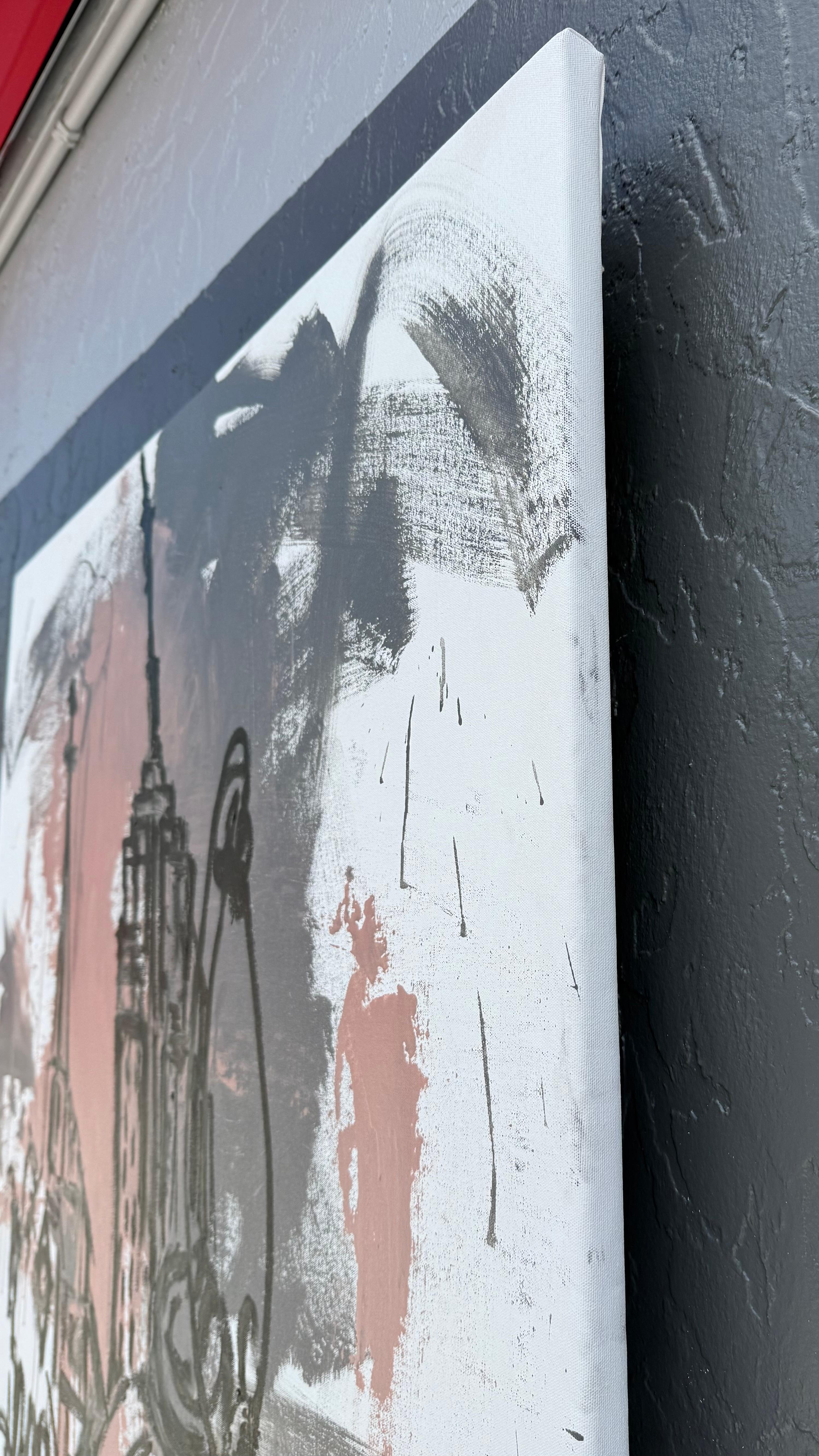 Hunting, Original Painting - Expressionist Mixed Media Art by Rodion  Gilmitdinov 