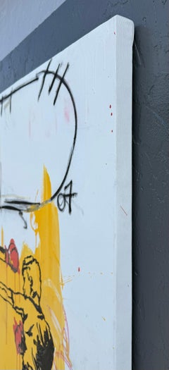 L'esprit, interrompu, peinture originale