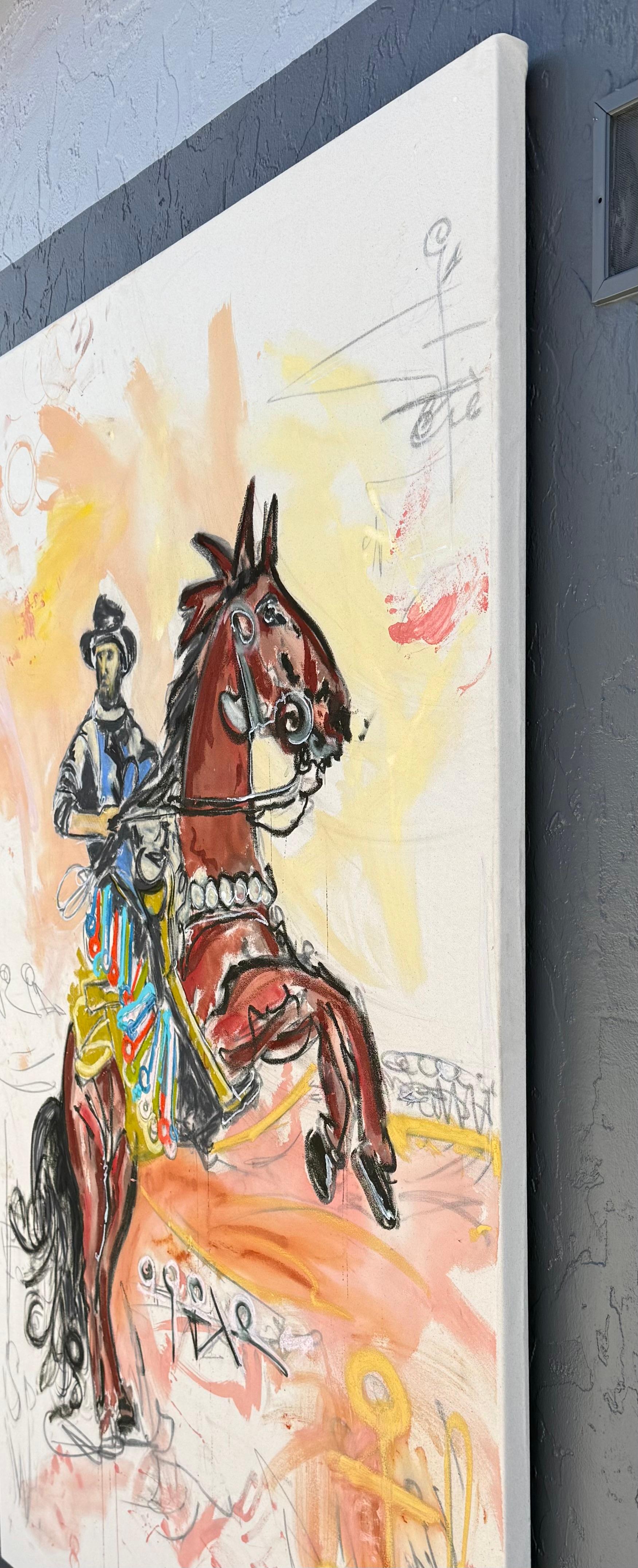 The Motion Keeper, Original Painting - Contemporary Mixed Media Art by Rodion  Gilmitdinov 