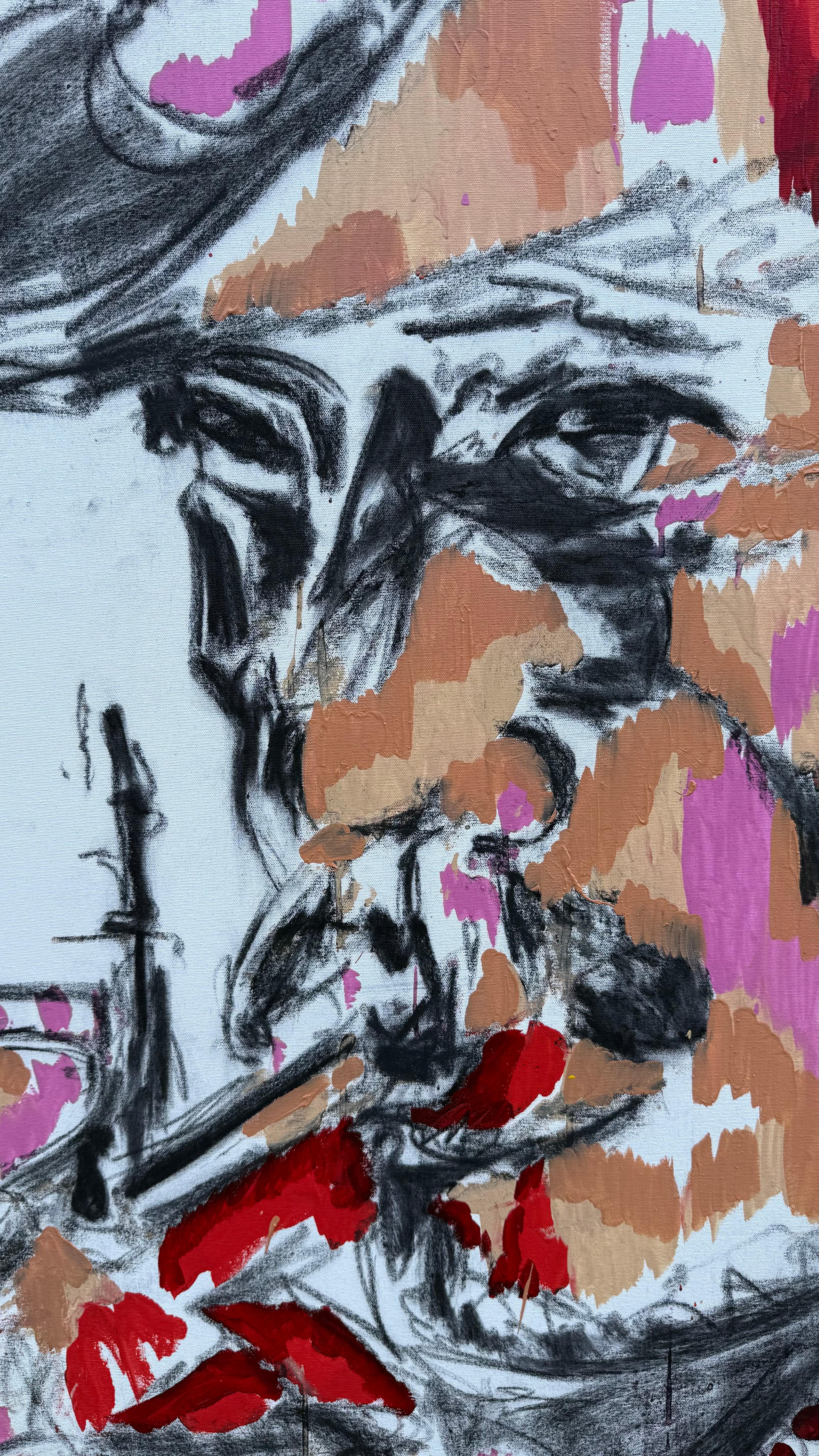 La pause du rebelle, peinture originale en vente 1