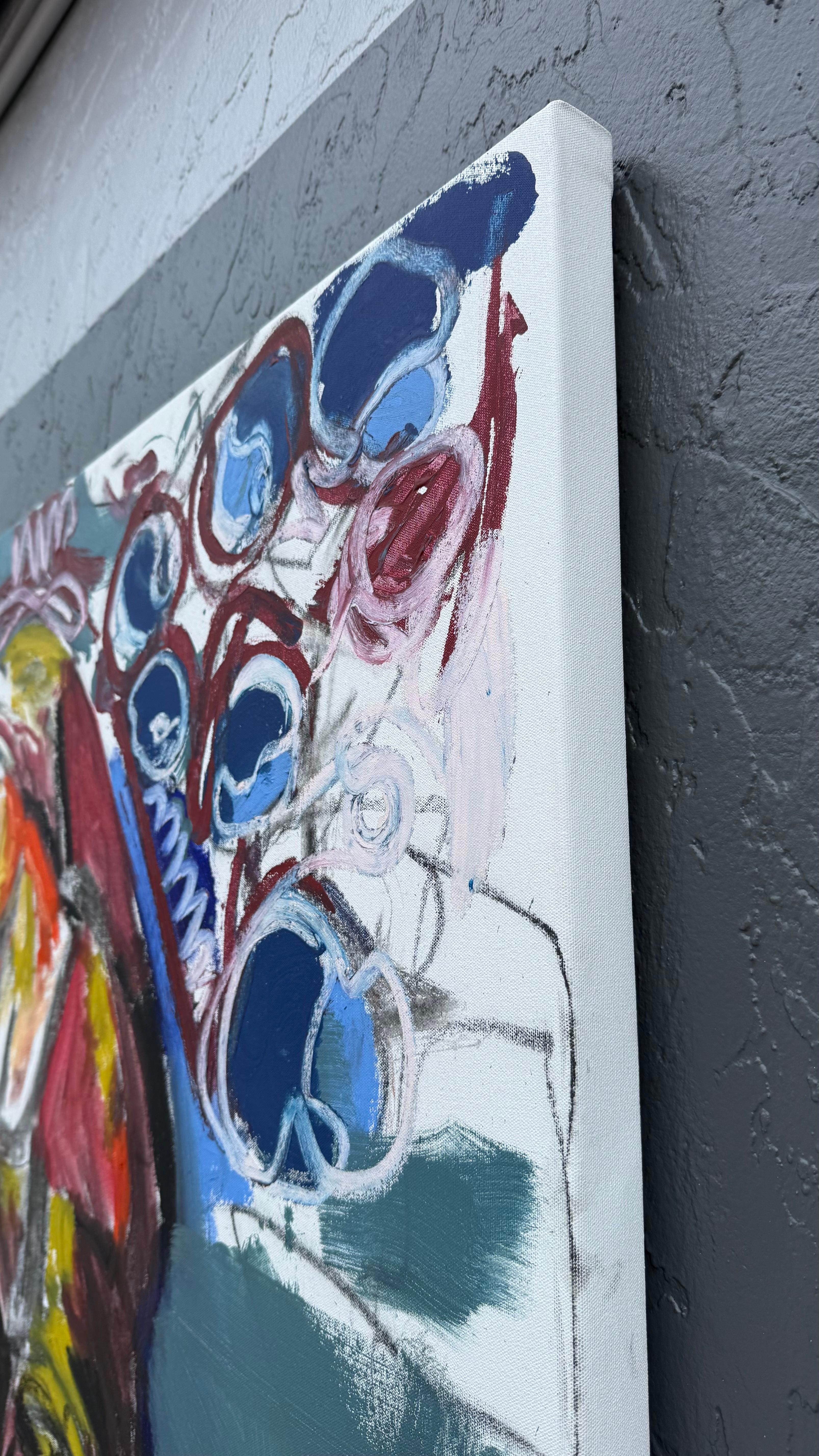 The Well, Original Painting - Expressionist Mixed Media Art by Rodion  Gilmitdinov 