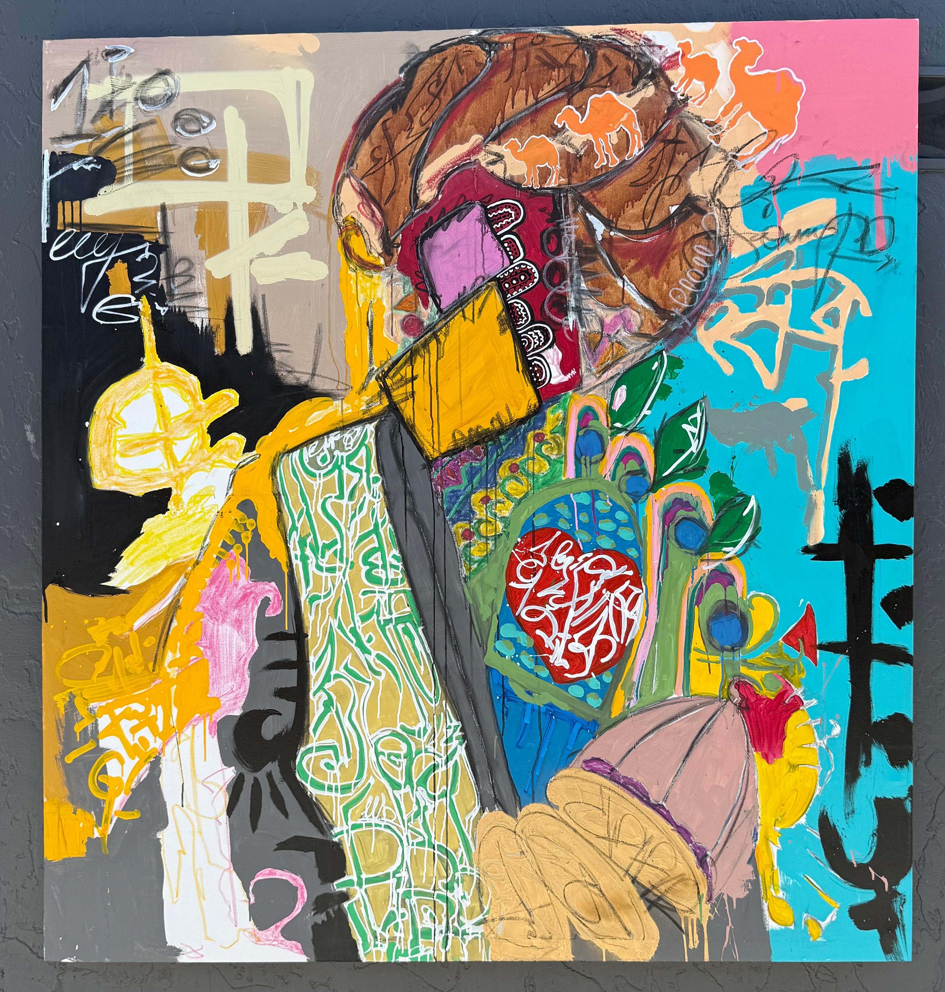 Untold Desert, Abstract Painting For Sale 1