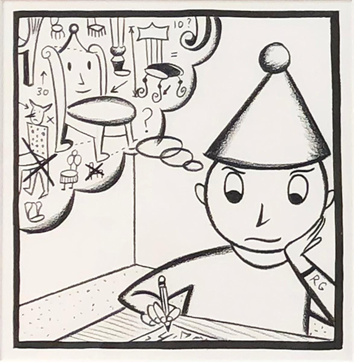 Pensa, fai, dipingi, rilassati, 1984 - Print Contemporaneo di Rodney Greenblat