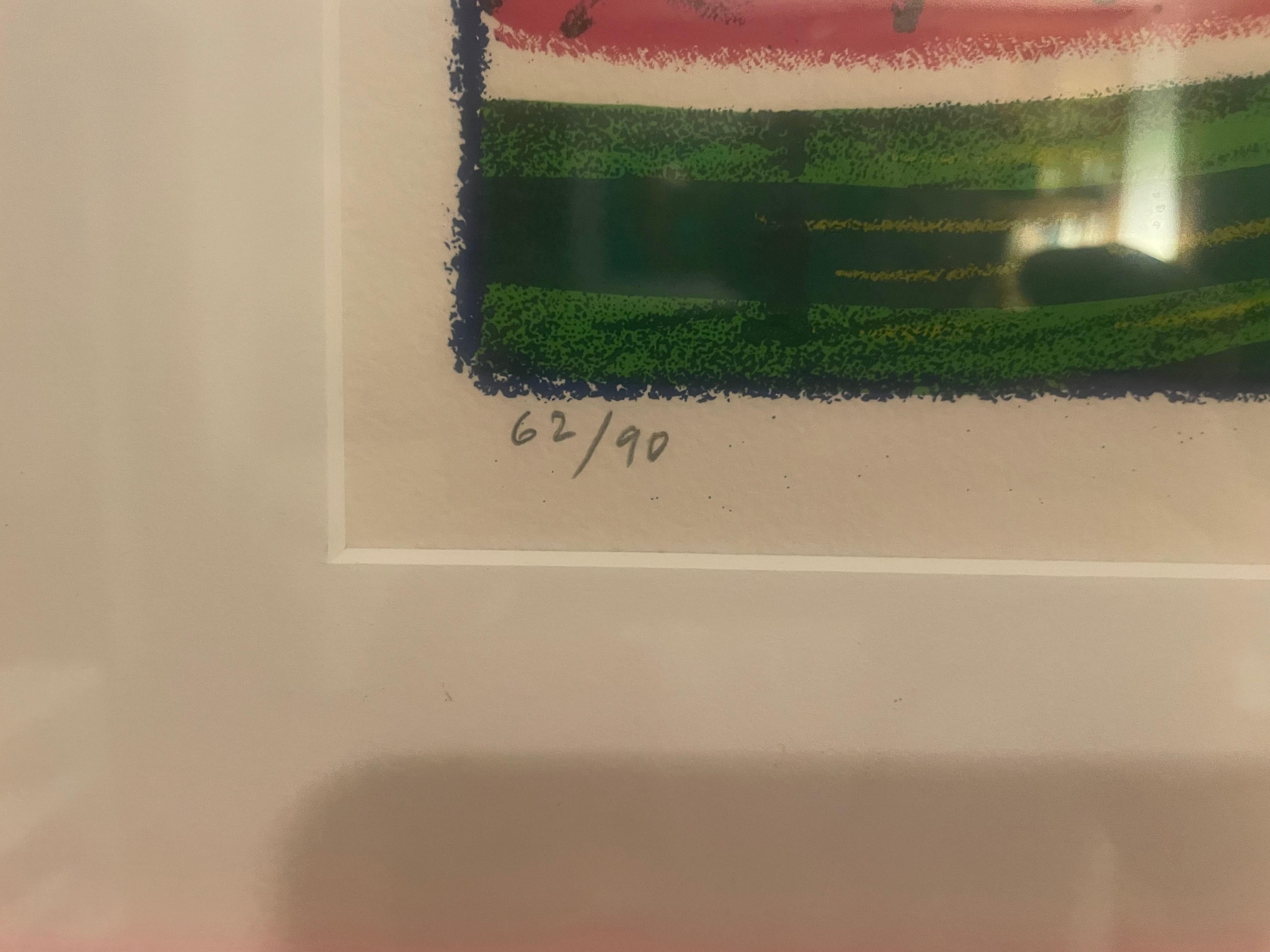 Rodney Greenblat „Wassermelon-Man“ Serigraphie 1988 im Angebot 3