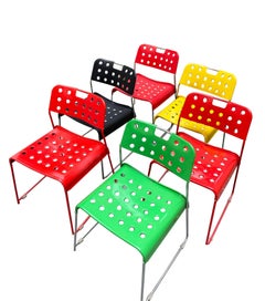 Rodney Kinsman for Bieffeplast Steel Omksyack Chair, 1980s