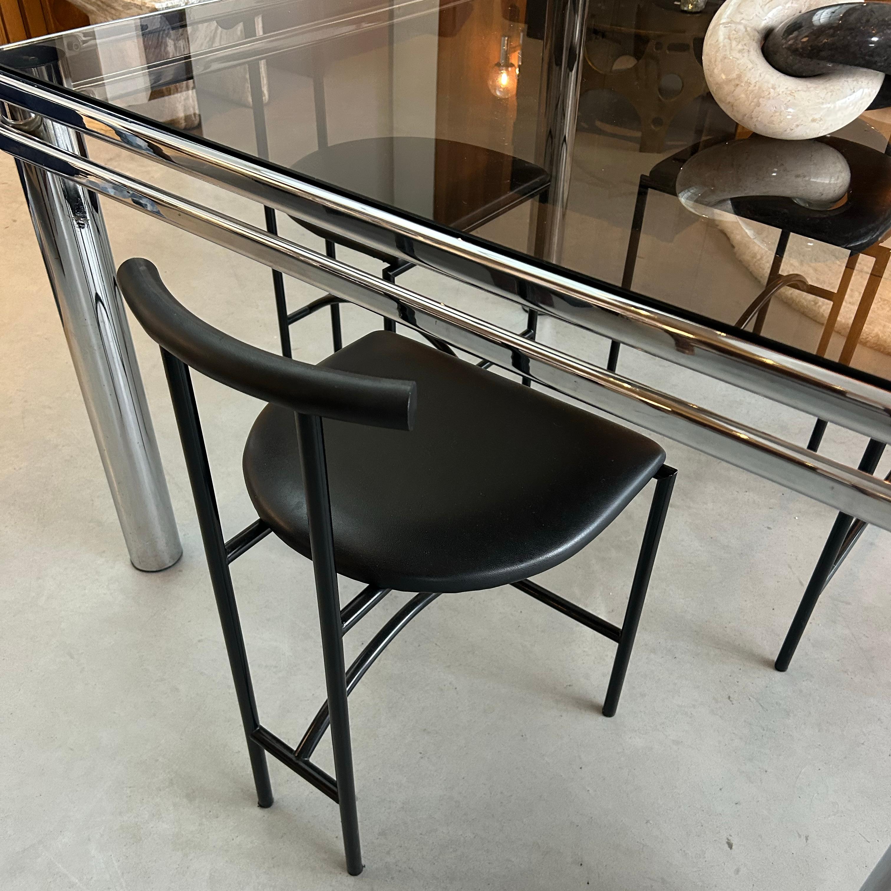 Rodney Kinsman for Bieffeplast, Tokyo Dining Set, 1980s For Sale 4