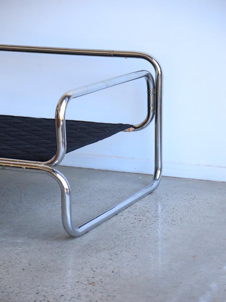 Mid-Century Modern Rodney Kinsman for OMK Canapé trois places en cuir noir en vente