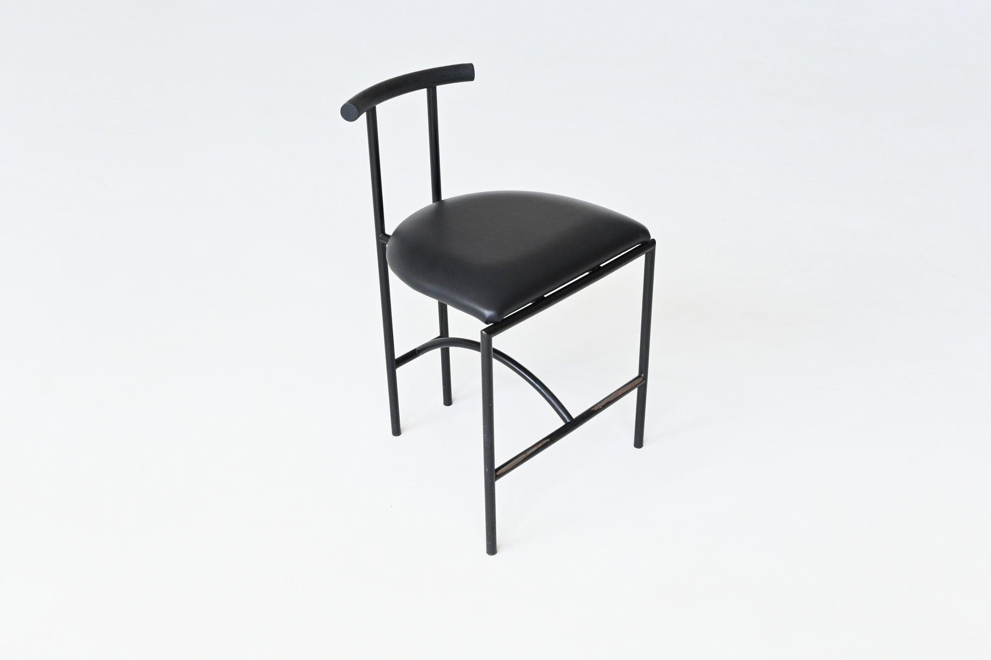 Rodney Kinsman Model Tokyo Dining Chairs Bieffeplast Italy 1985 2
