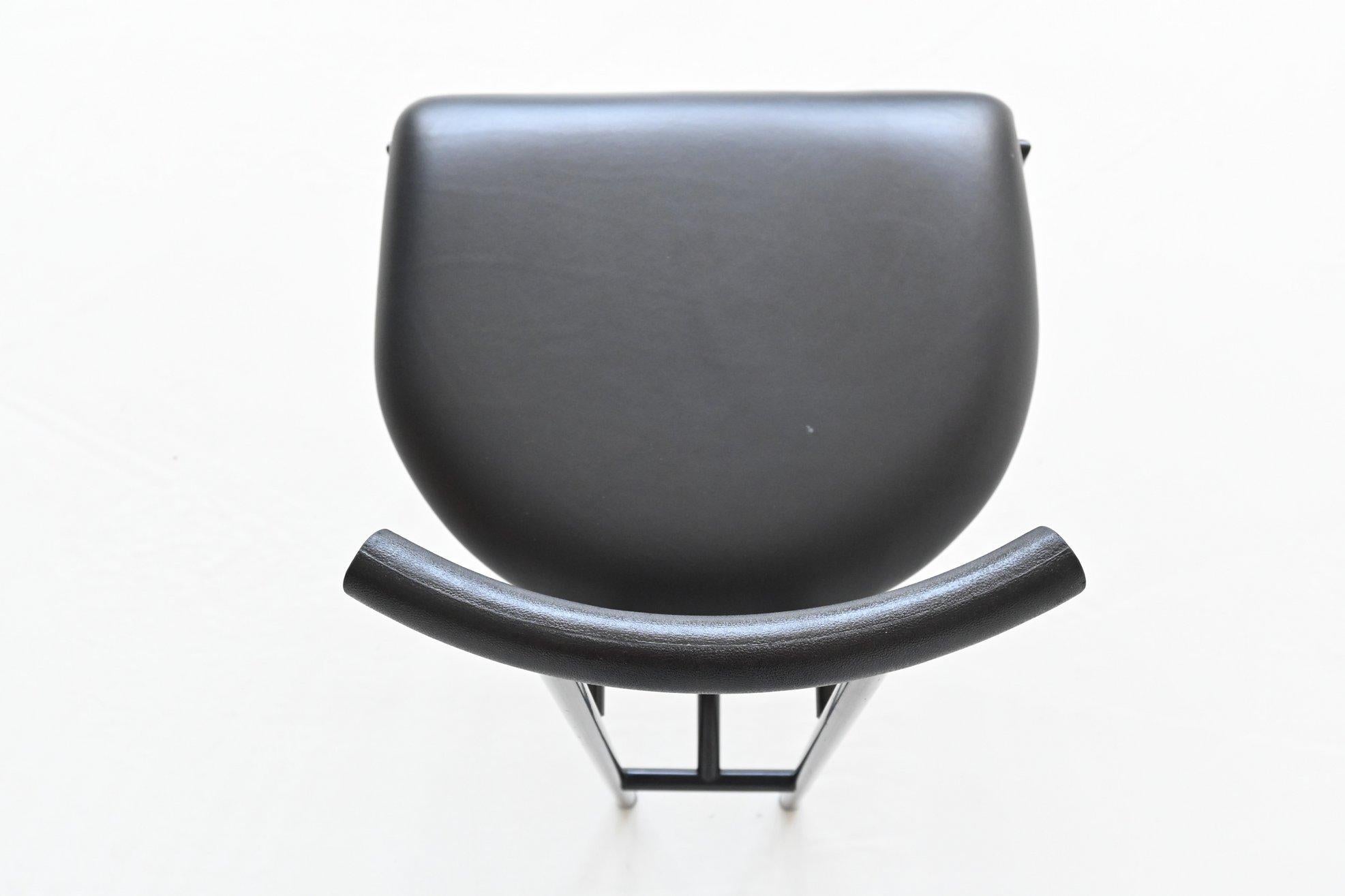 Rodney Kinsman Model Tokyo Dining Chairs Bieffeplast Italy 1985 3