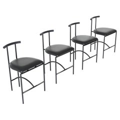 Rodney Kinsman Model Tokyo Dining Chairs Bieffeplast Italy 1985