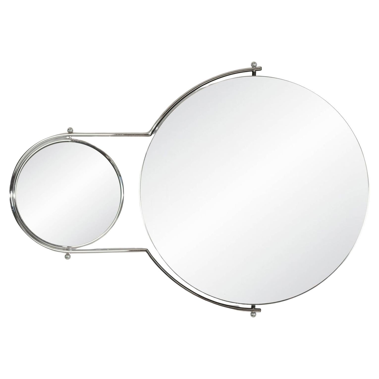 Rodney Kinsman Orbit Mirror crafted by OMK 1981 For Sale