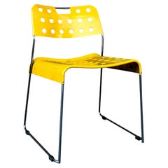 Rodney Kinsman Space AGE Yellow Omstak Chair for Bieffeplast, 1971