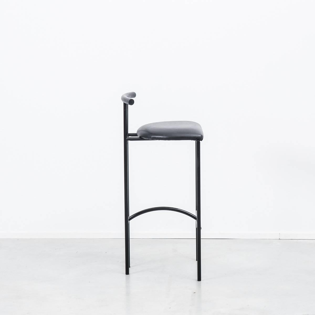 Post-Modern Rodney Kinsman Tokyo Bar Stools for Bieffeplast, Italy, 1985