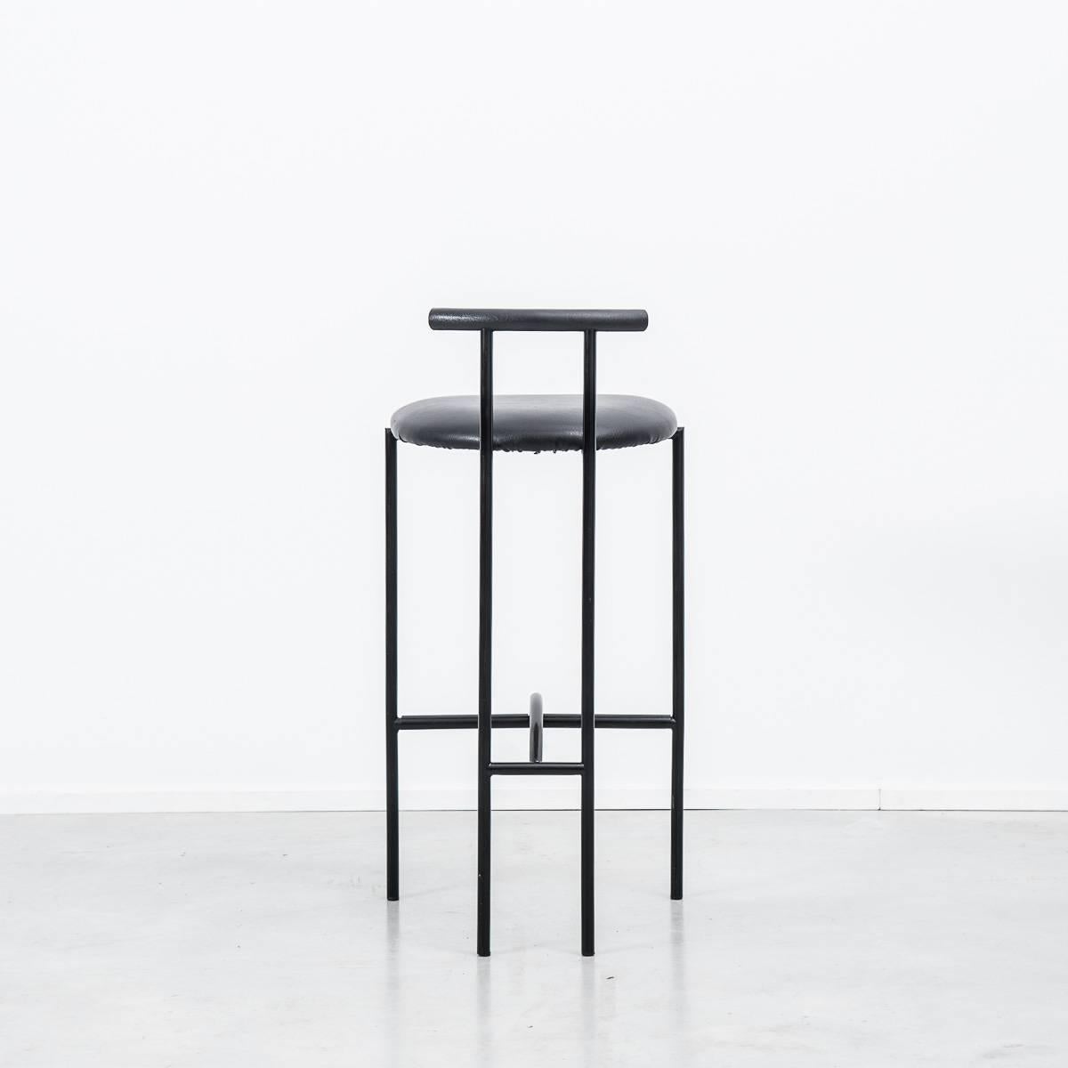 Powder-Coated Rodney Kinsman Tokyo Bar Stools for Bieffeplast, Italy, 1985