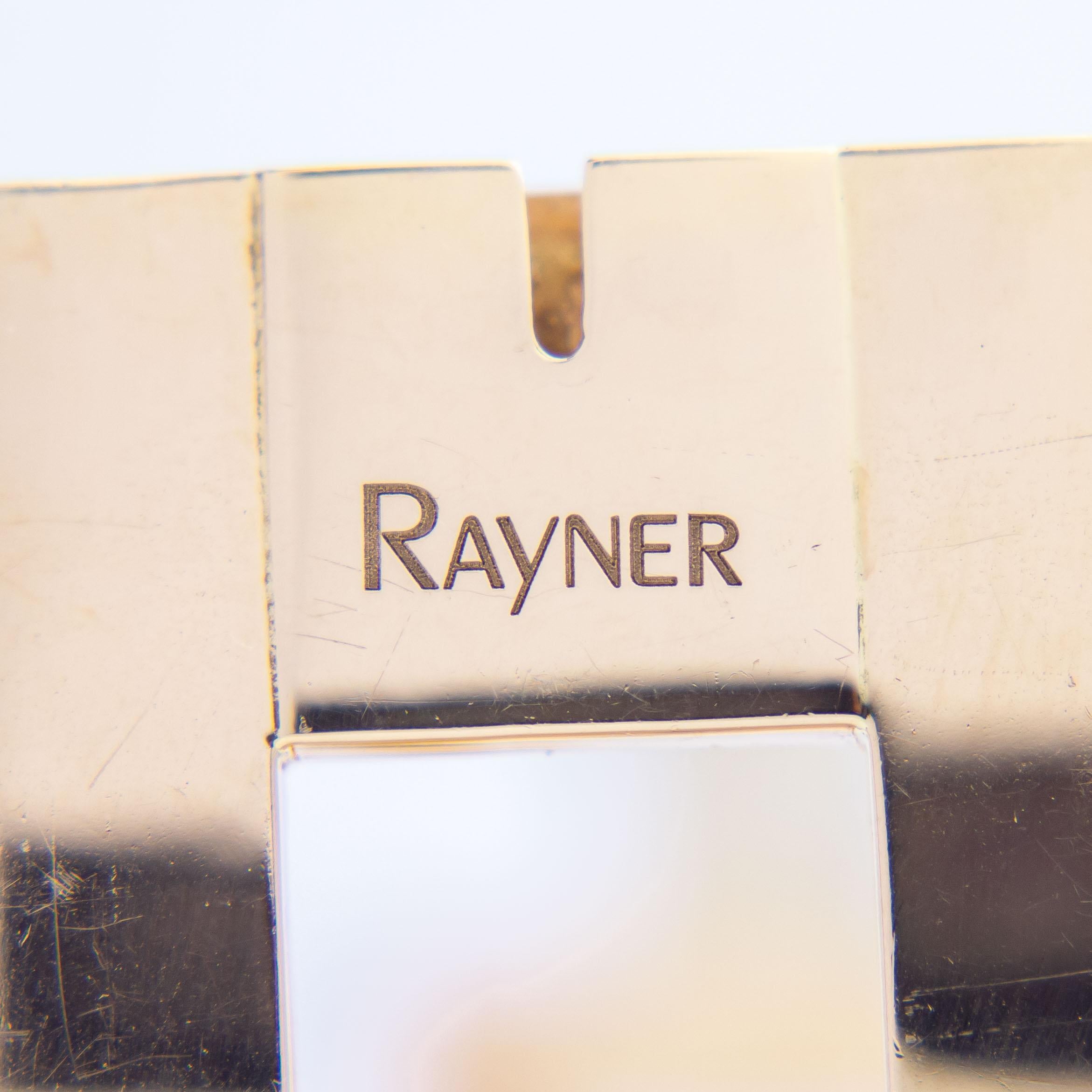 Rodney Rayner Armband aus 18 Karat Roségold mit Citrin und Rauchquarz in Set (Cabochon)