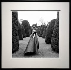 Chris entre setos, Packwood Estate, Warwickshire, Inglaterra - Enmarcado