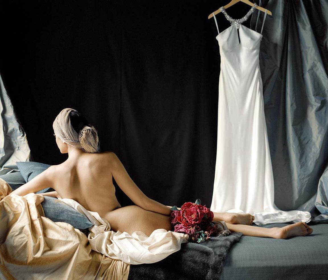 Rodney Smith Color Photograph - Odalisque No. 1, Winfield Estate, Long Island, New York