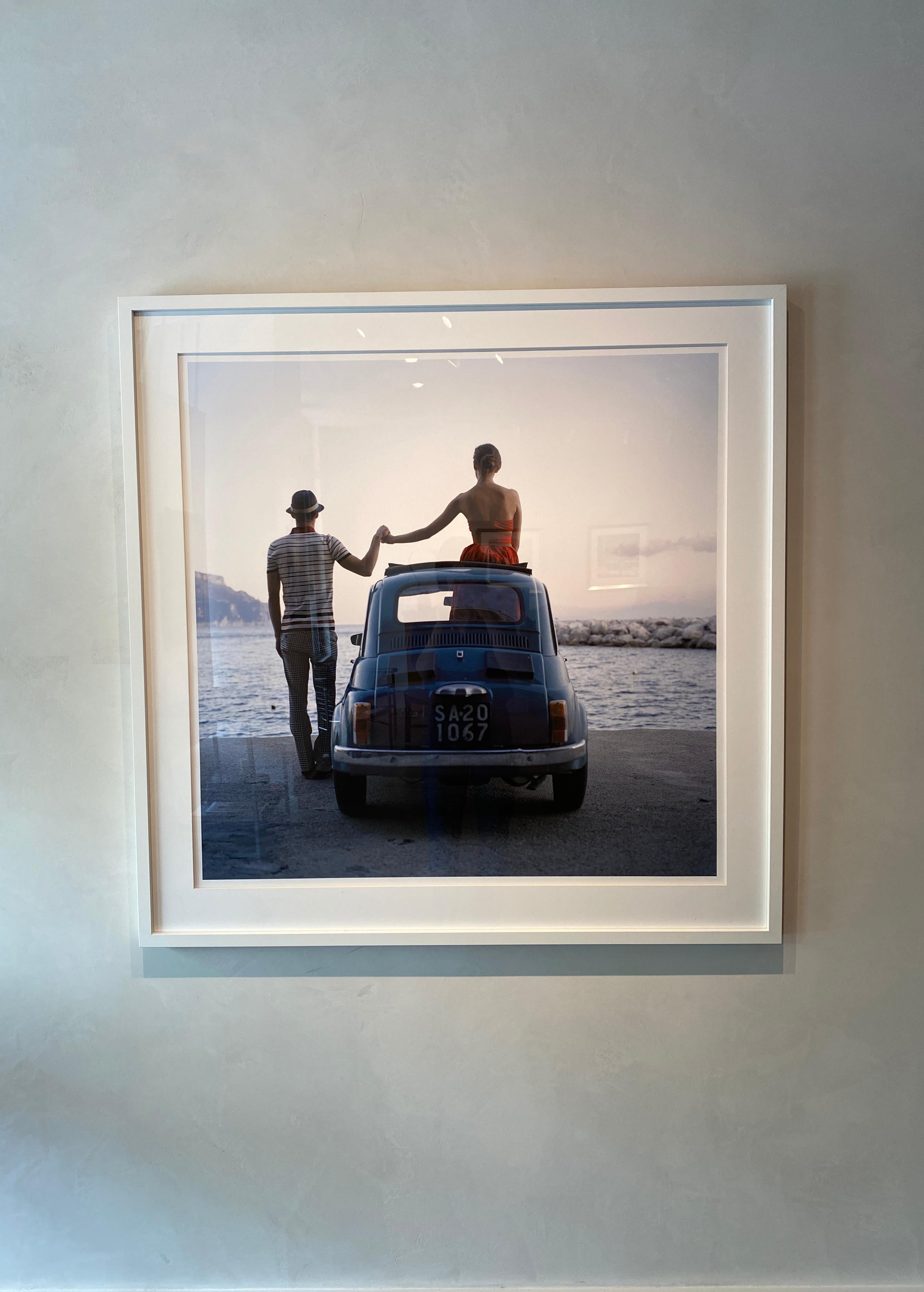 Saori and Mossimo Holding Hands- framed color photograph by Rodney Smith 1