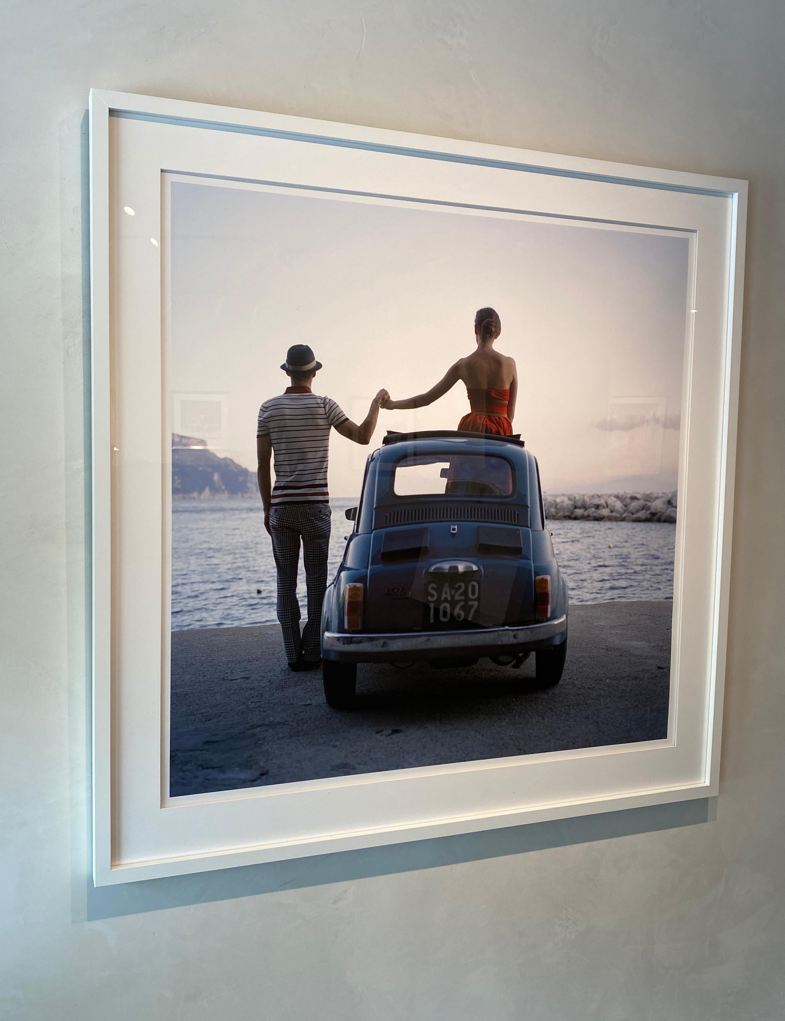 Saori and Mossimo Holding Hands- framed color photograph by Rodney Smith 2