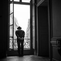 Wessel Looking Over the Balcony, Paris, France