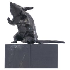 Rodo Zullo Modern 21st Century Bronze Little Rat Figurine