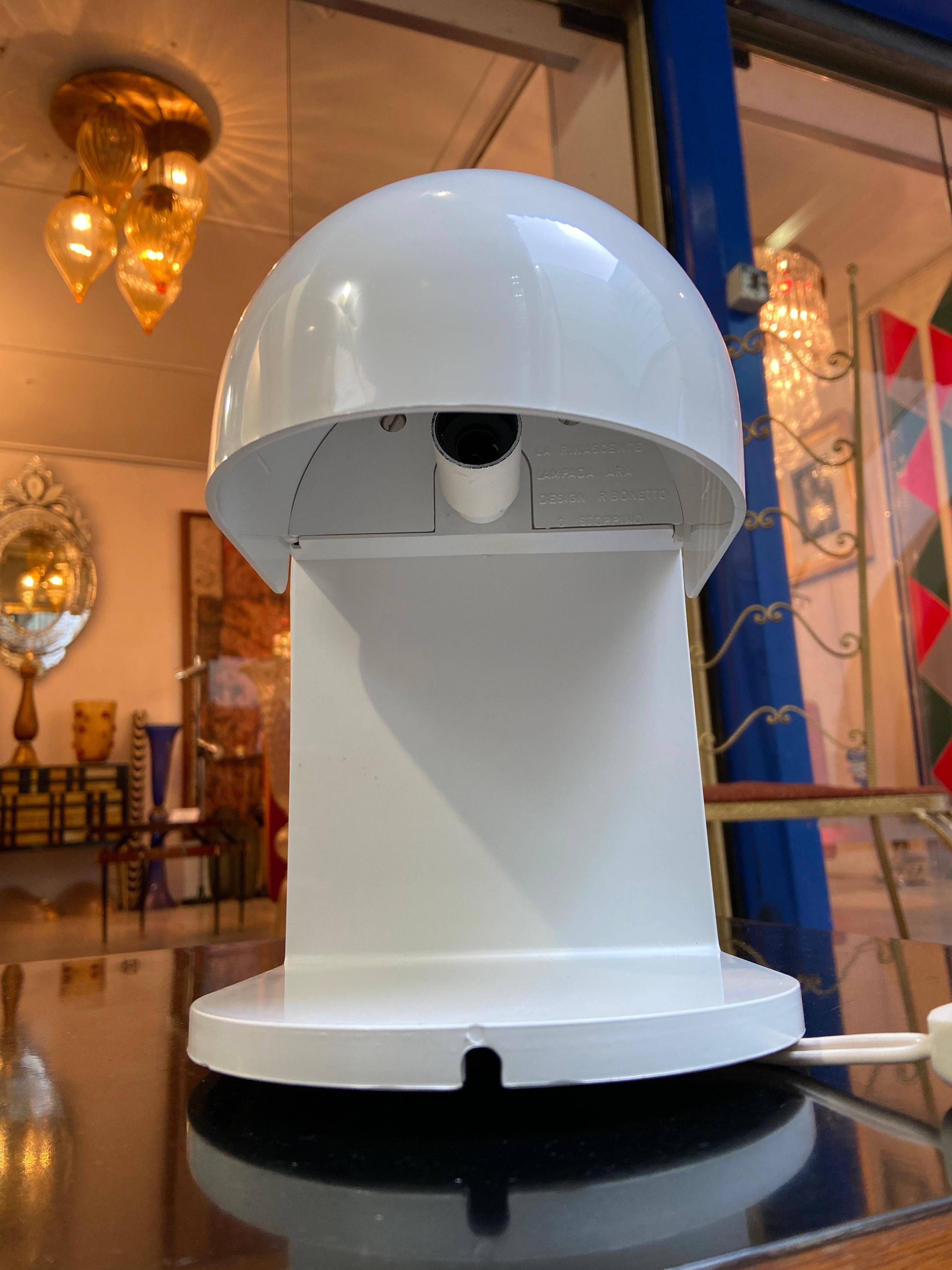 Bohemian Rodolfo Bonetto et Giotto Stoppino - Table lamp ARA, 1964 For Sale