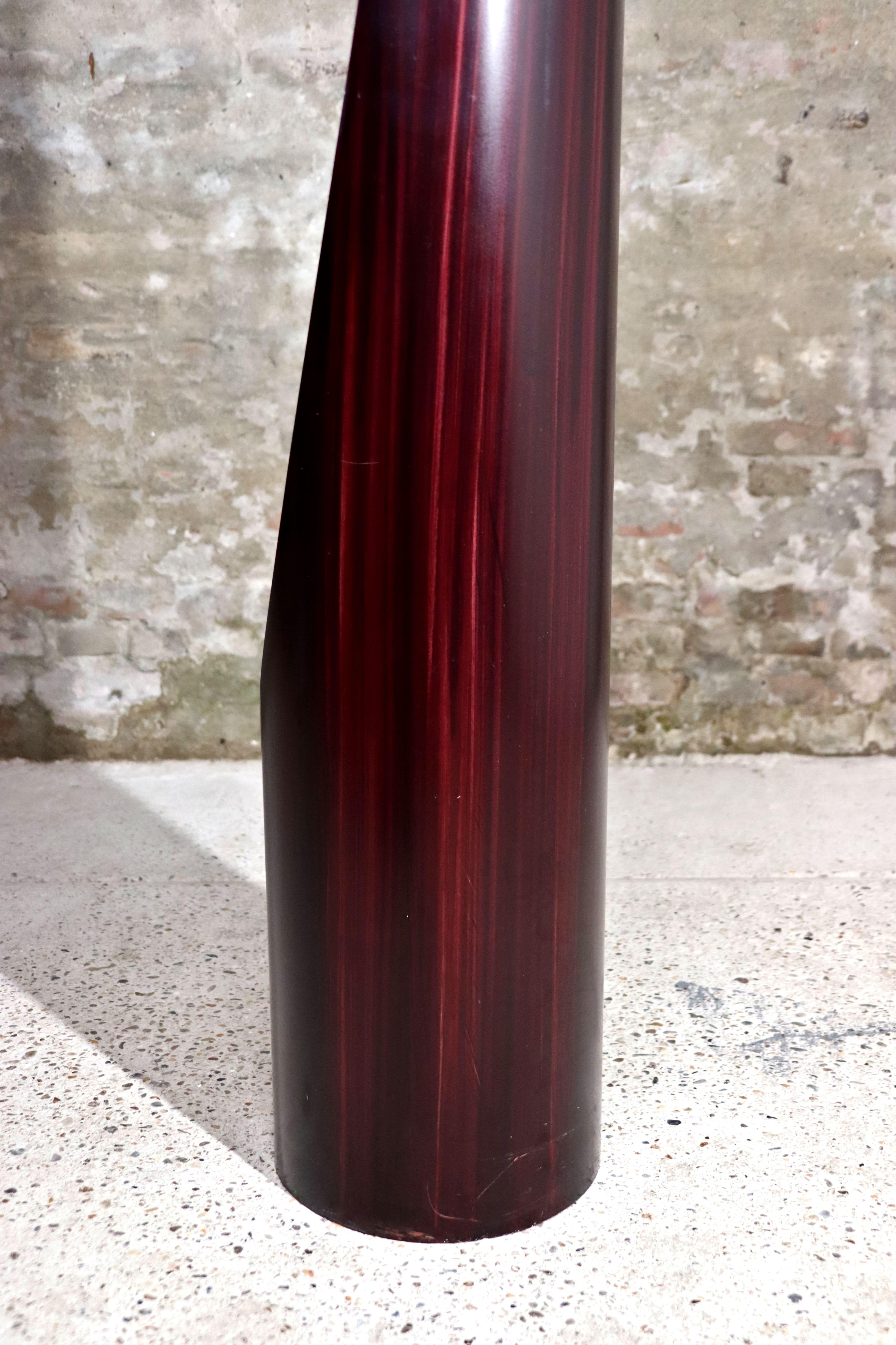 Rodolfo Bonetto - Miroir à rouge à lèvres - Unghia - Faux Wood - années 1970 en vente 7