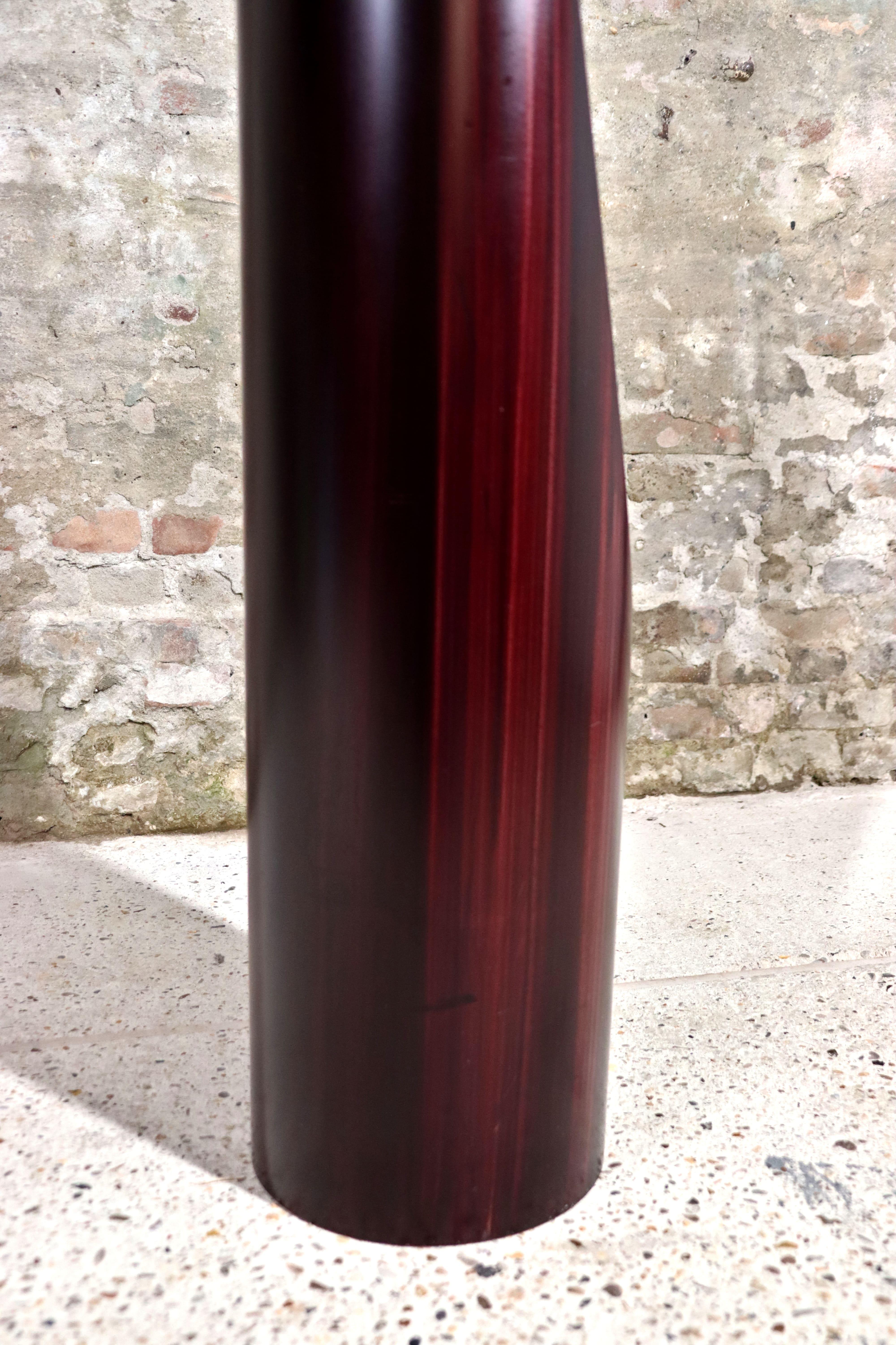Rodolfo Bonetto - Miroir à rouge à lèvres - Unghia - Faux Wood - années 1970 en vente 1