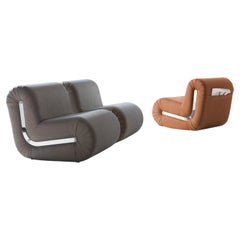 Rodolfo Bonetto Set of 3 ‘Boomerang’ Lounge Chairs 1968 for B-Line