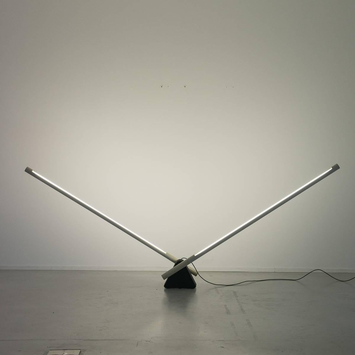 Rodolfo Bonetto Systema Flu Fluorescent Floor Lamp 3