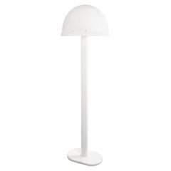 Rodolfo Bonetto White Metal Lucite Floor Lamp Guzzini, Italy, 1970