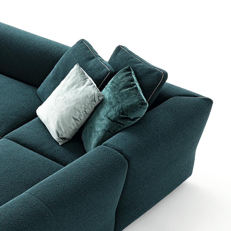 Mid-Century Modern Rodolfo Dordini 'Dress Up!' Sofa, Upholsterd Foam in Fabric by Cassina For Sale