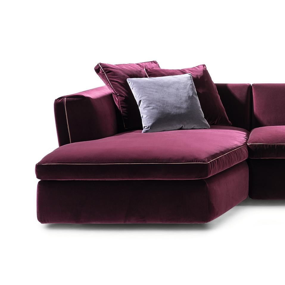 Contemporary Rodolfo Dordini 'Dress Up!' Sofa, Upholsterd Foam in Fabric by Cassina For Sale