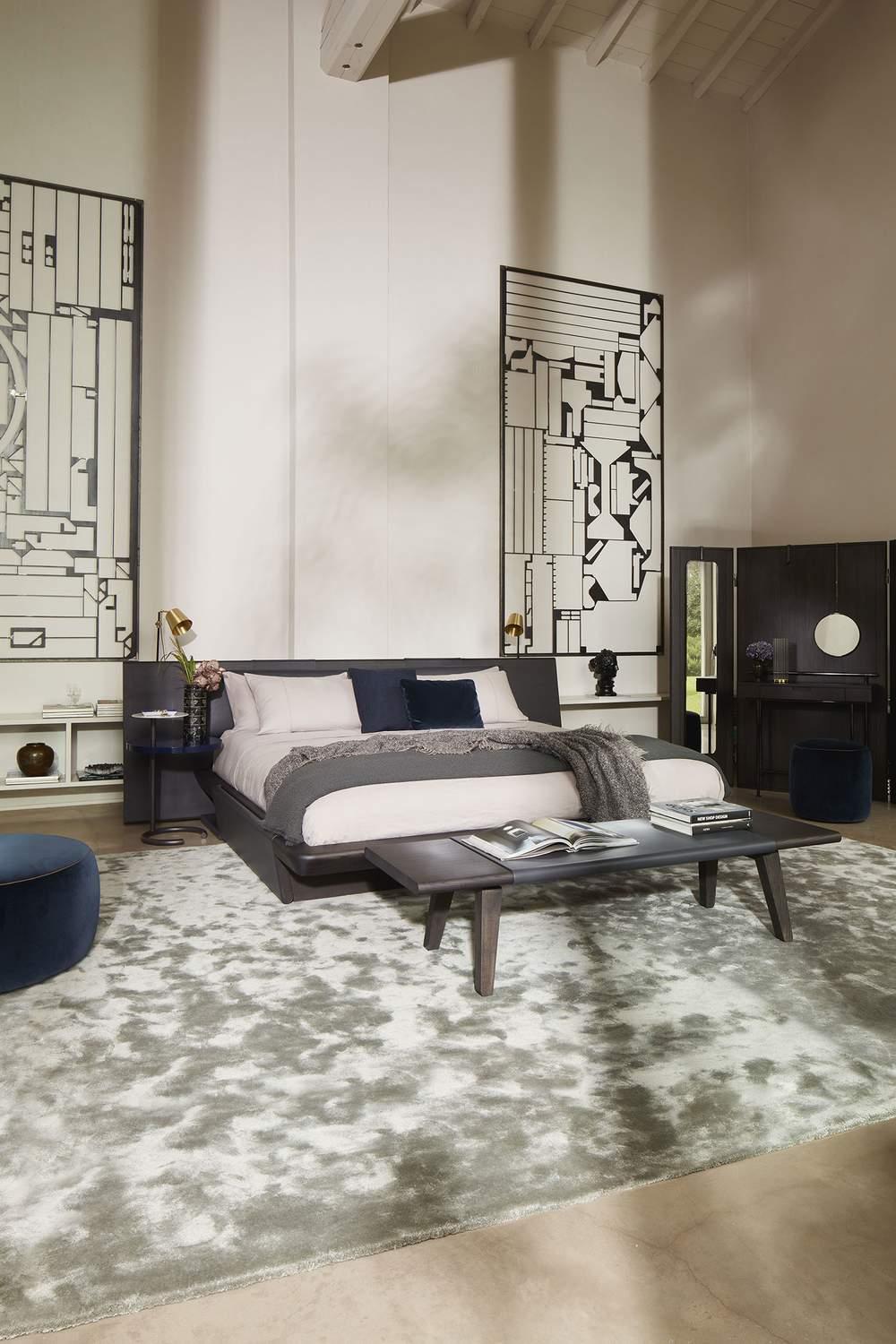Metal Rodolfo Dordoni Acute Bedroom Low Table For Cassina For Sale