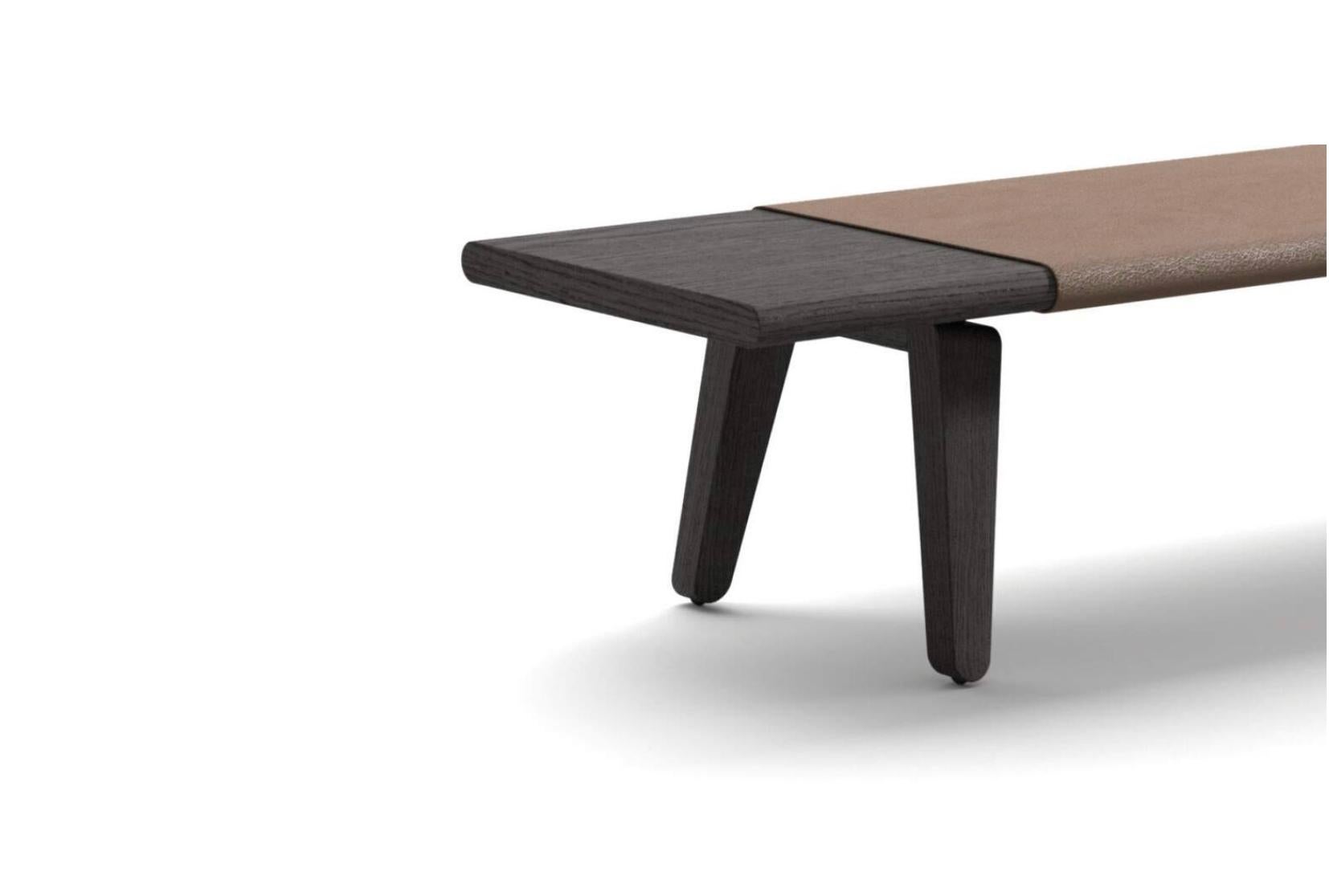 Mid-Century Modern Rodolfo Dordoni Acute Wood Bench For Cassina For Sale