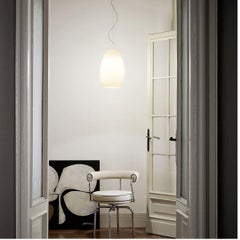 Rodolfo Dordoni ‘Buds 1’ Handblown Glass LED Pendant Lamp in White for Foscarini