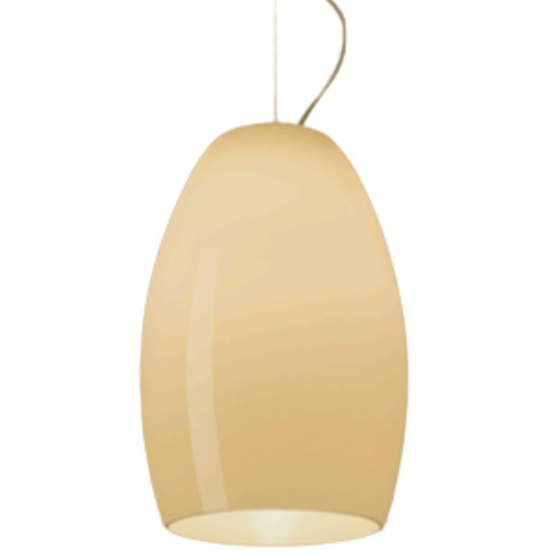 Mid-Century Modern Rodolfo Dordoni ‘Buds 1’ Handblown Glass LED Pendant Lamp in White for Foscarini For Sale