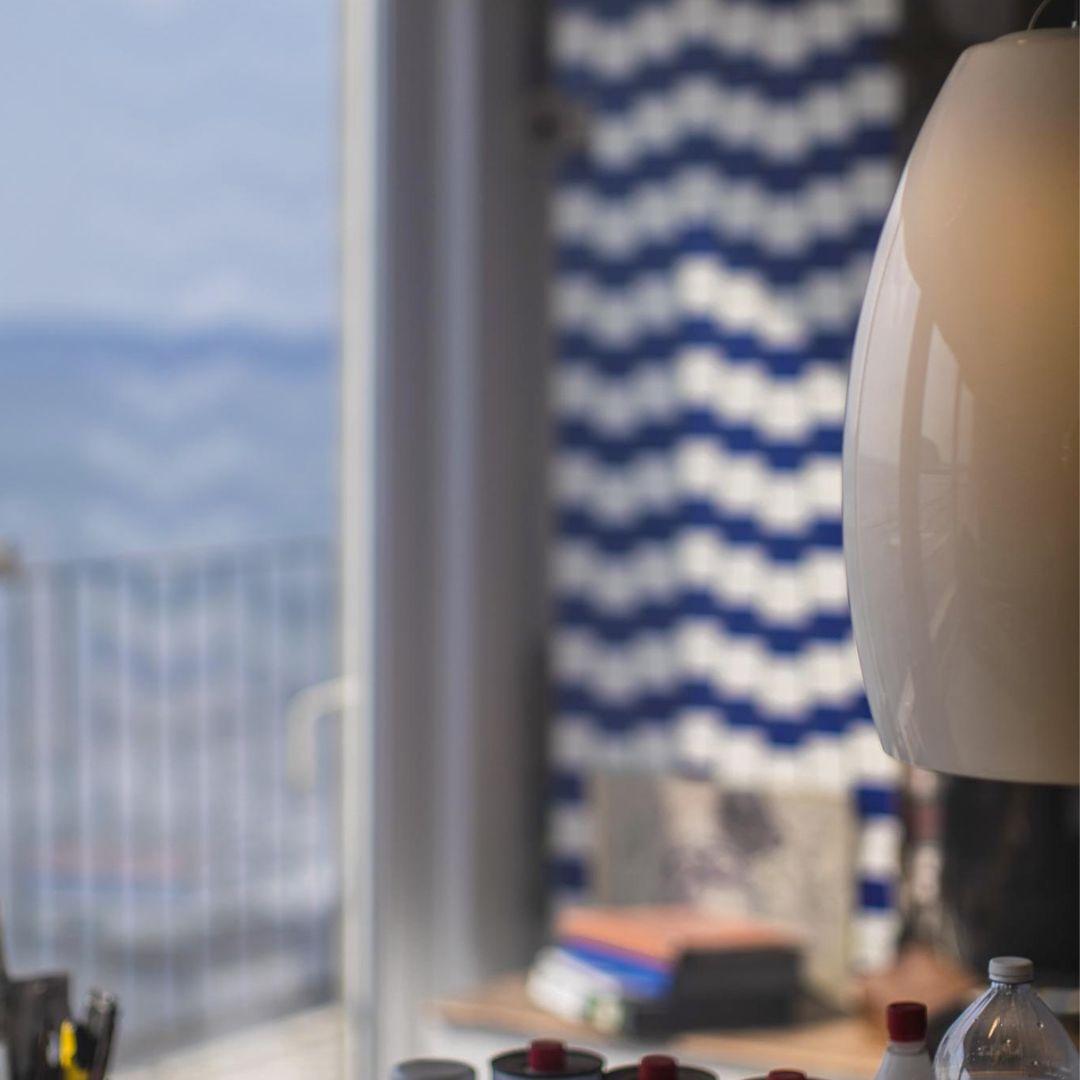 Italian Rodolfo Dordoni ‘Buds 1’ Handblown Glass LED Pendant Lamp in White for Foscarini For Sale