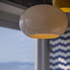 Rodolfo Dordoni ‘Buds 2’ Handblown Glass LED Pendant Lamp in Grey for Foscarini